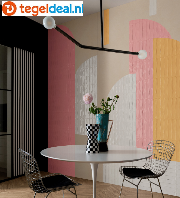 Marazzi Luz GIALLO, 5,3x30 cm MFLJ, wandtegels 