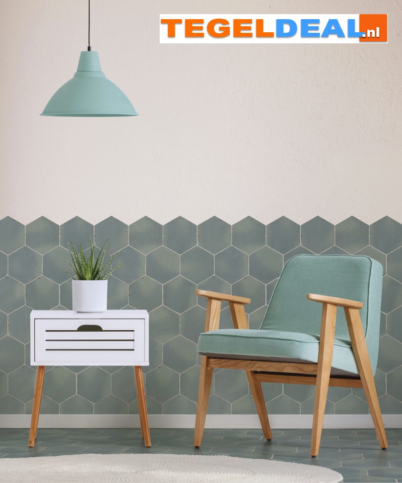 VLT Nanda Tiles, Capri, 14x16 cm, hexagon VLT Nanda Tiles, Capri, 14x16 cm, hexagon