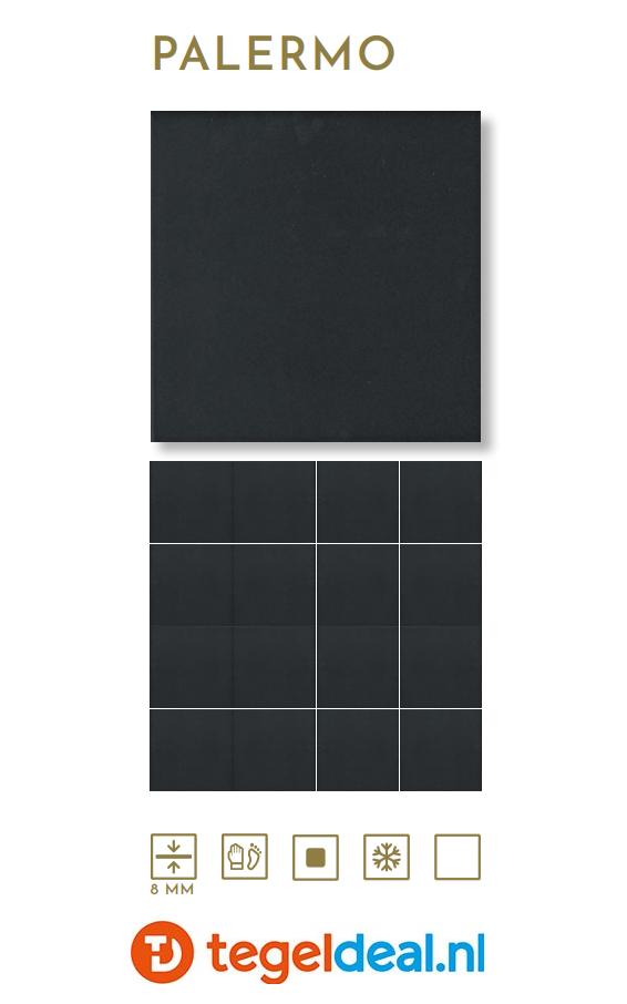VLT Revoir Paris, Petit Gris de Paris PALERMO, 14,7x14,7 cm 