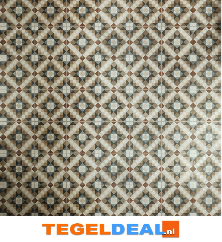 Peronda, Fs Chester, 45x45 cm, vintage patroontegels