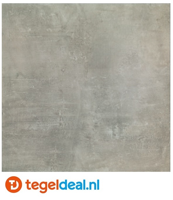 OPRUIMING : 3,16 m2 Piemme, Concrete, Warm Grey, 60x60 cm, vloertegels - 3,16 m2 voor 50,00 euro  