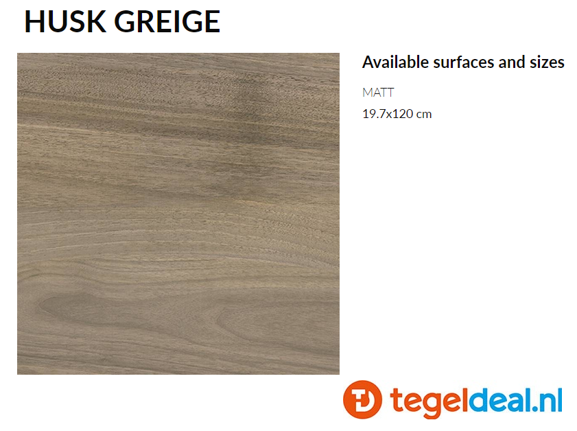 VLT Supergres Husk Greige, 20x120 cm, HUG2