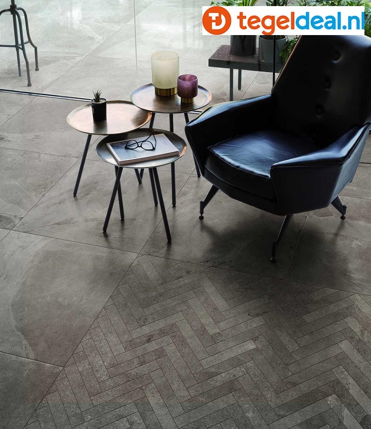 Marazzi Mystone Ardesia, Cenere, 120x120 cm M9HU