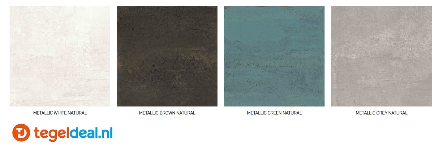 Aparici Metallic, metaallook tegels voor binnen en buiten