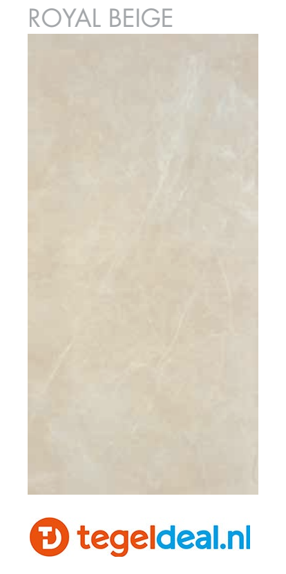 Supergres Purity of Marble, Royal Beige Lux, 60x120 cm, marmerlook tegels