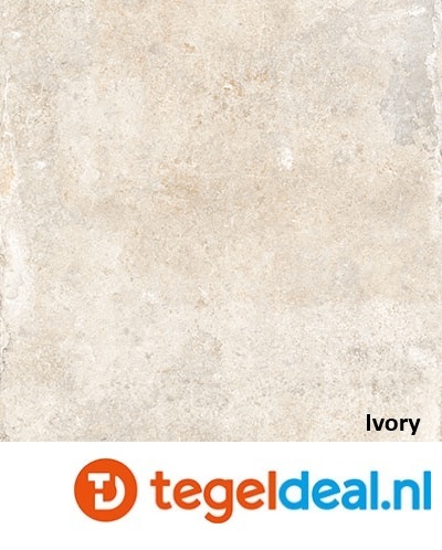 Rondine, Windsor IVORY, 60x120 cm, art. J92100, Franse natuursteenlook tegels 