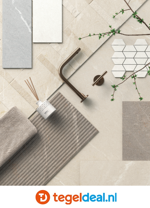Colorker, Dhara, natuursteenlook tegels Colorker, Dhara, natuursteenlook tegels