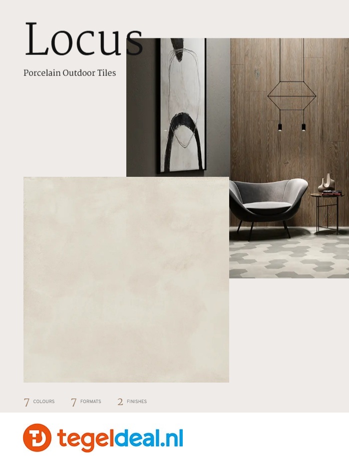 Revigres, Locus, betonlook tegels voor vloer en wand 