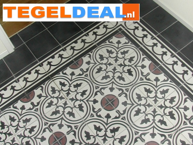 Cementtegels Mar 8193, 20x20x1,6 cm Cementtegels Mar 8193, 20x20x1,6 cm