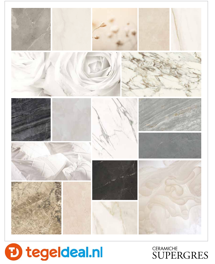 VLT Supergres Purity of Marble Brecce, Paradiso Mat, 75 x 75 cm