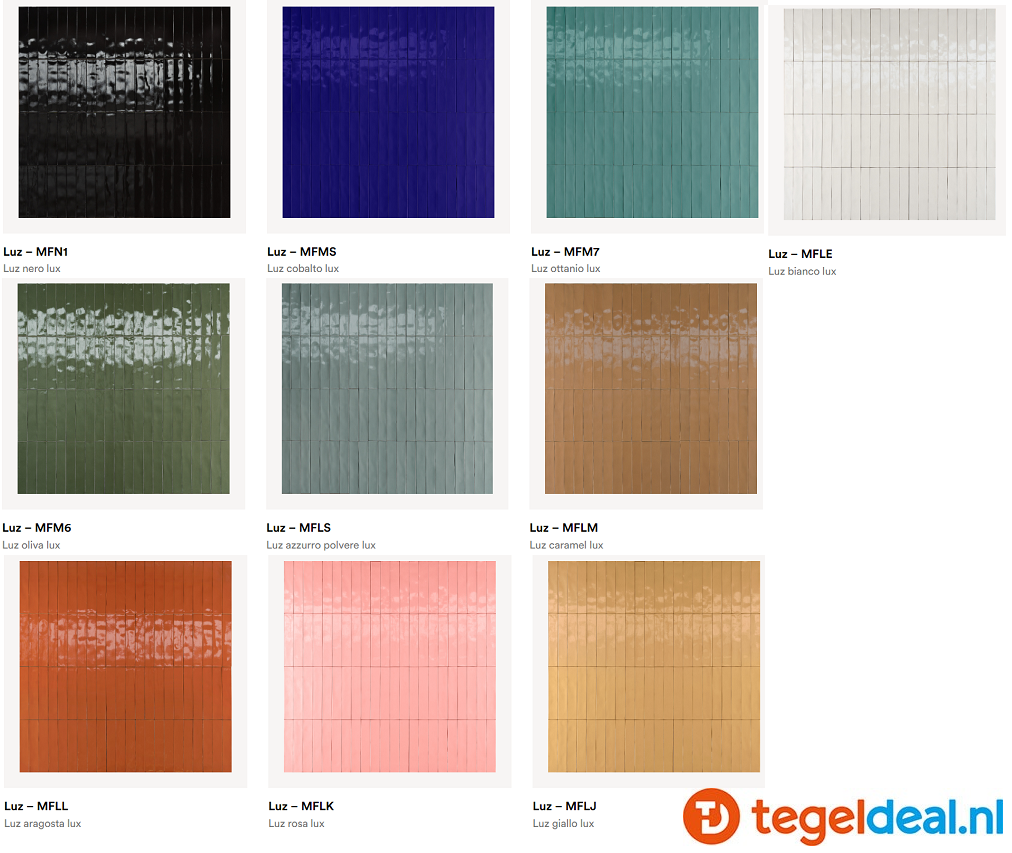 Marazzi Luz GIALLO, 5,3x30 cm MFLJ, wandtegels 