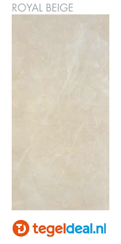 VLT Supergres Purity of Marble, Royal Beige Lux, 75 x 150 cm