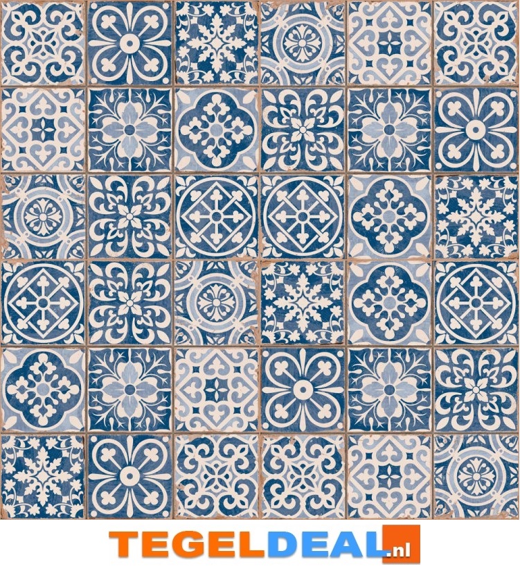 Peronda, Fs Faenza-A, 33x33 cm, vintage patroontegels