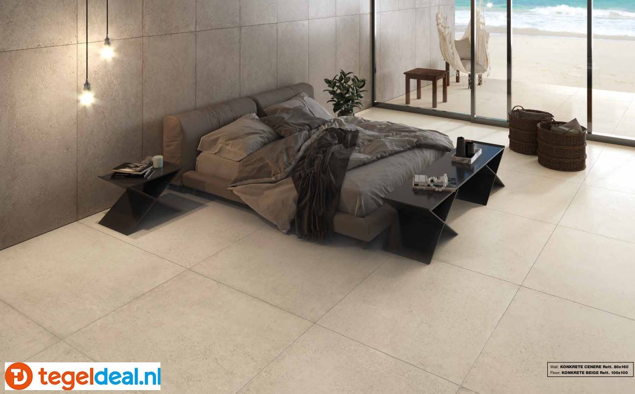 VLT Castelvetro, Konkrete Project BEIGE 80x160 cm, CKO86R2 VLT Castelvetro, Konkrete Project BEIGE 80x160 cm, CKO86R2