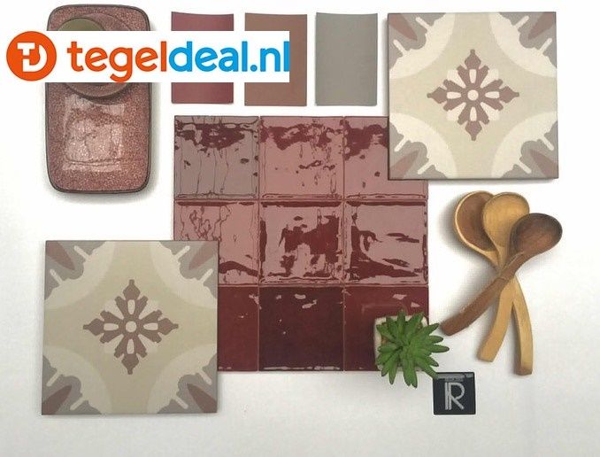 WDT Revoir Paris, Atelier Bordeaux, 10x10 cm glans WDT Revoir Paris, Atelier Bordeaux, 10x10 cm glans