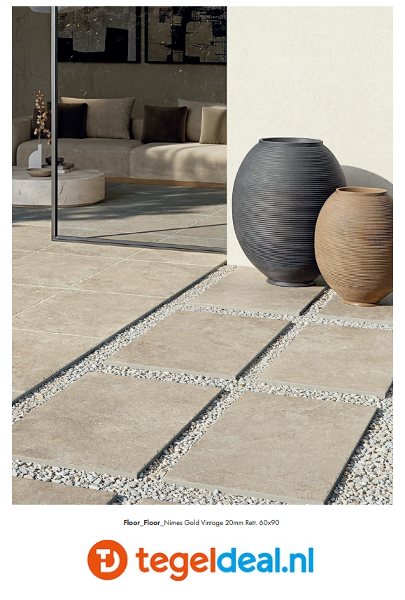 SIL Ceramiche, Nimes, natuursteenlook tegels 