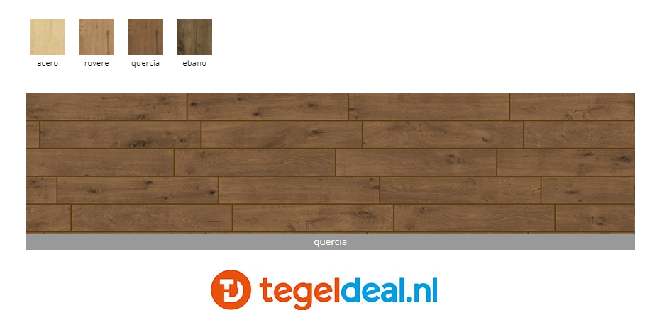 Ermes Aurelia, Bosco, Quercia 20x120 cm, houtlook tegels