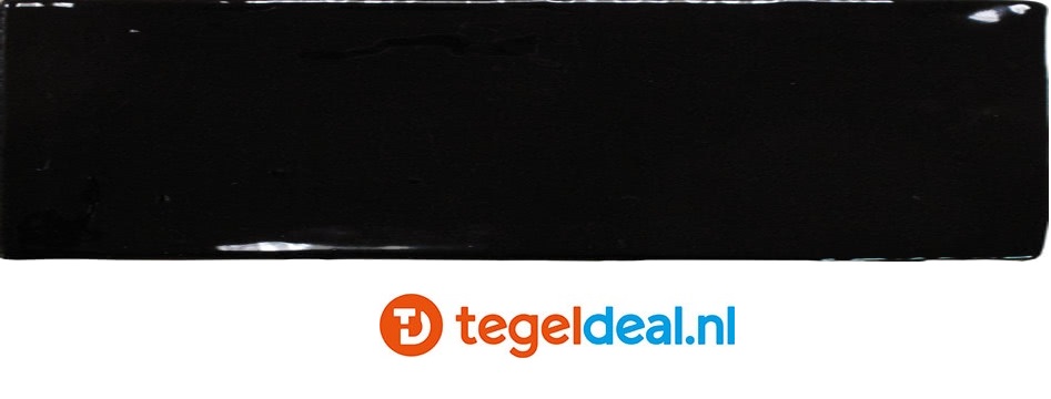 Equipe, Masia NEGRO, 7,5x30 cm, handvorm wandtegels OP VOORRAAD