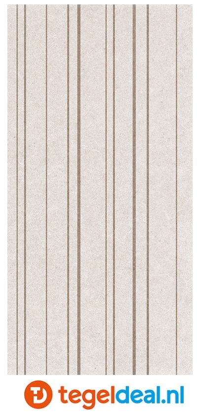 SIL Ceramiche, Sakkara PURE, Lines 60x120 cm Natural, natuursteenlook wandtegels - €42,50/m2 