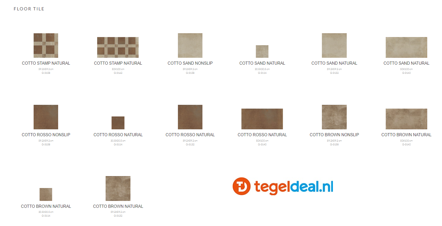 Aparici Cotto, terracottalook tegels voor binnen en buiten