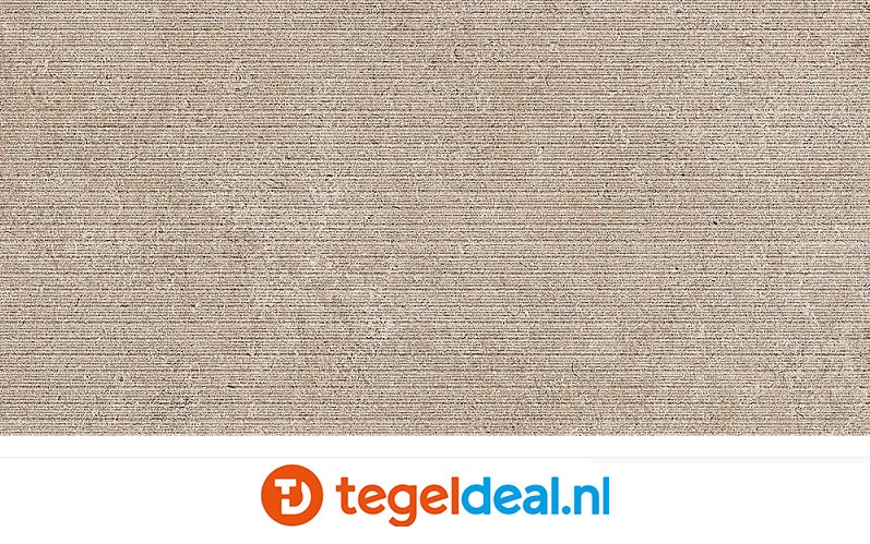 KEOPE Arkè BEIGE Line 3D, 60x120 cm, reliëf wandtegels 