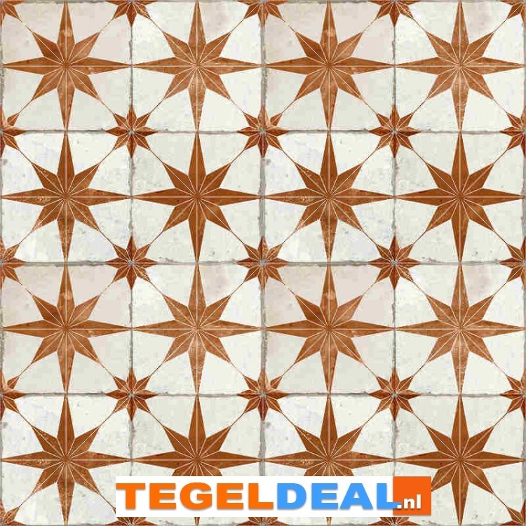 Peronda, Fs Star Oxide, 45x45 cm, vintage patroontegels