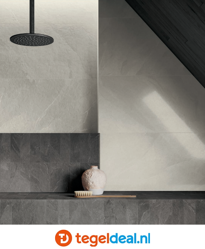 Ermes Aurelia, Ark Gesso, 30x60 cm Nat., natuursteenlook tegels