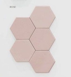 Equipe, Kromatika ROSE, 26465, 11,6x10,1 cm, hexagon tegels