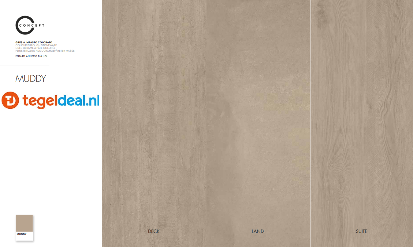 Castelvetro, Concept Land MUDDY, 30x60 cm, CLD36R6