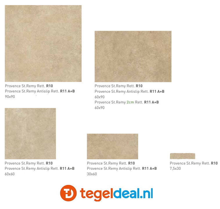 SIL Ceramiche, Provence St. Remy, 7,5x30 cm Tumbled, natuursteenlook tegels