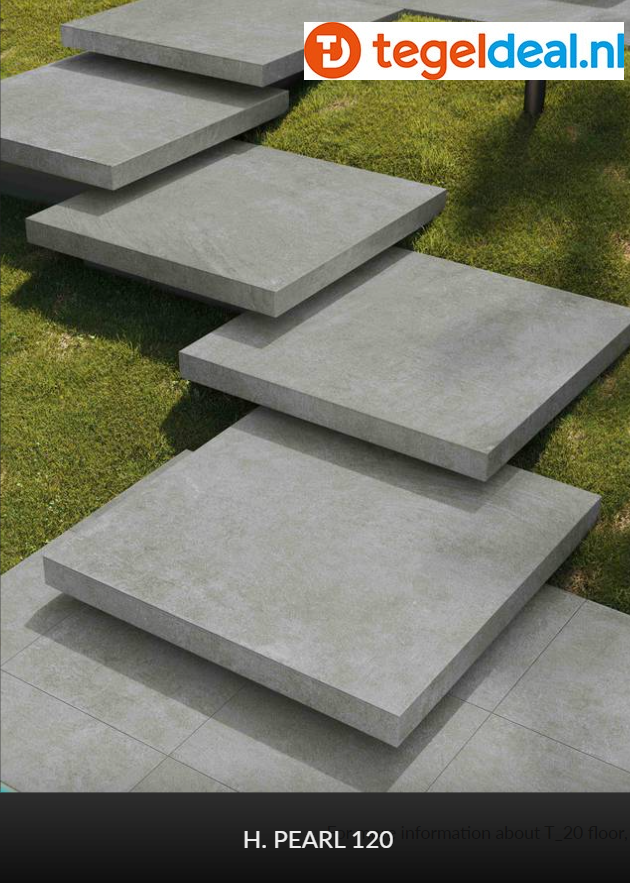 Supergres H.24 Pearl, 60x60x2 cm HPT6, OUTDOOR terrastegels