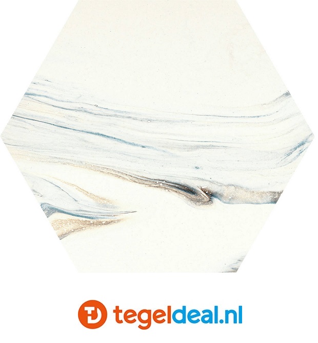 Codicer, Hex 25 Marmaris Sunset, 22x25 cm hexagon tegels 