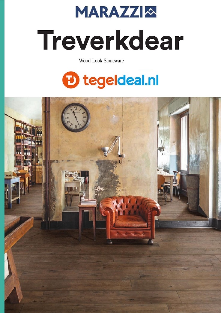Marazzi Treverkdear, verouderde houtlook tegels - 3 kleuren - 3 formaten