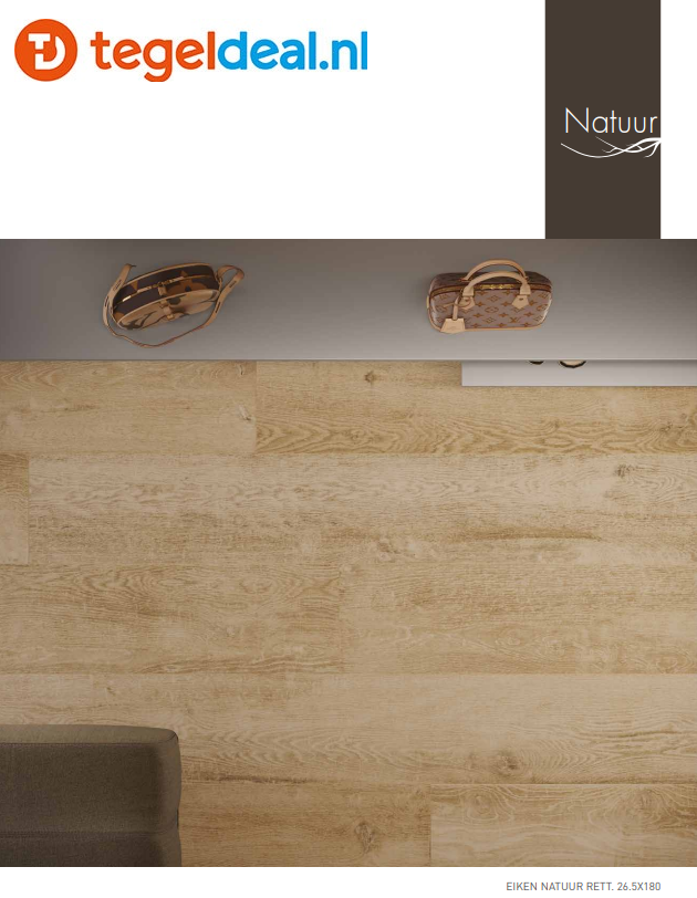 SIL Ceramiche, Eiken Natuur, 20x120 cm, houtlook tegels Antislip