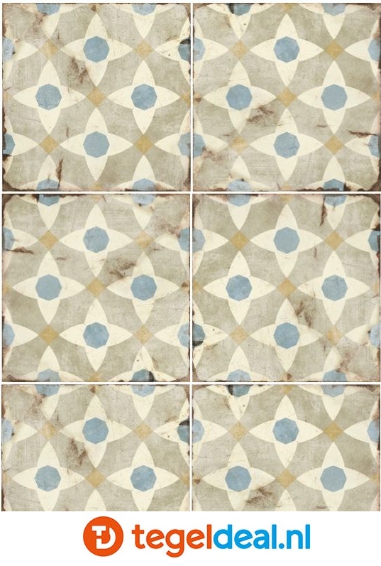 Nanda Tiles, Loft, 20x20 cm, patroontegels
