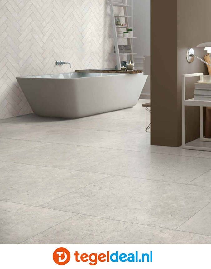 TRT SIL Ceramiche, Hampton OLD WHITE, 60x90x2 cm, terrastegels