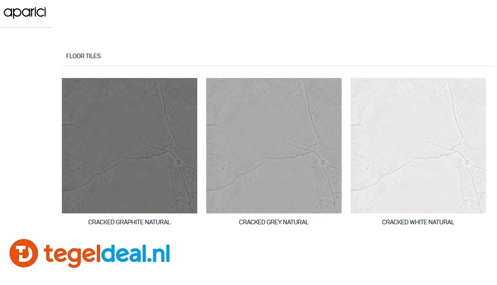 Aparici Cracked, betonlook tegels voor binnen en buiten