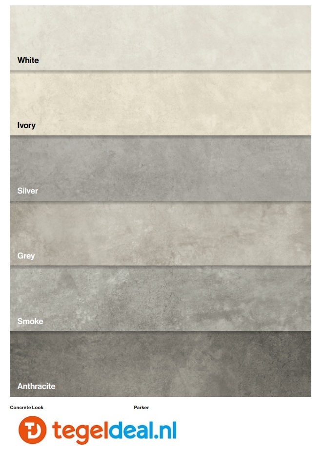 EnergieKer Parker, betonlook tegels voor binnen en buiten vanaf € 29,95 per m2