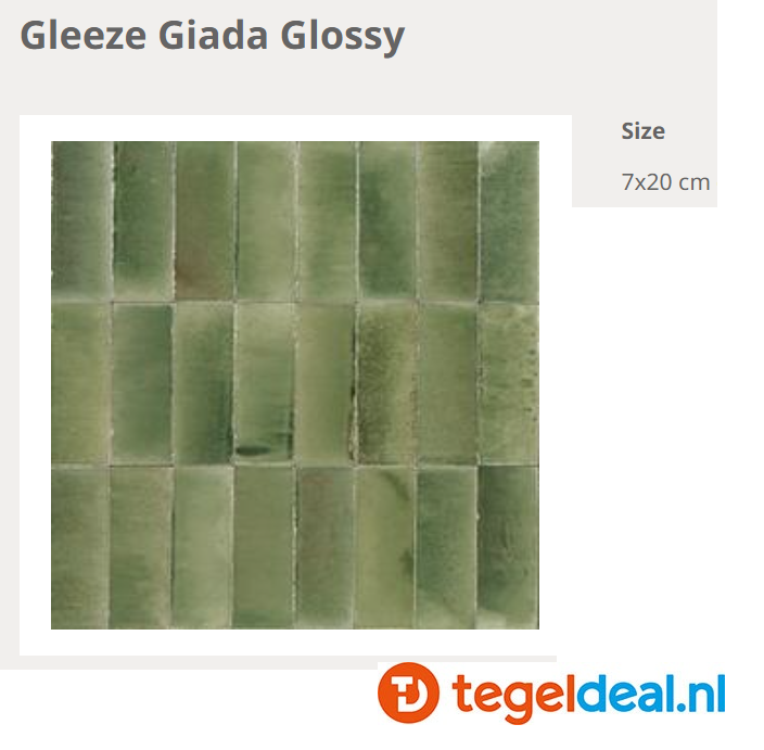 WDT Ragno Gleeze GIADA, 7,5x20 cm, R8HC