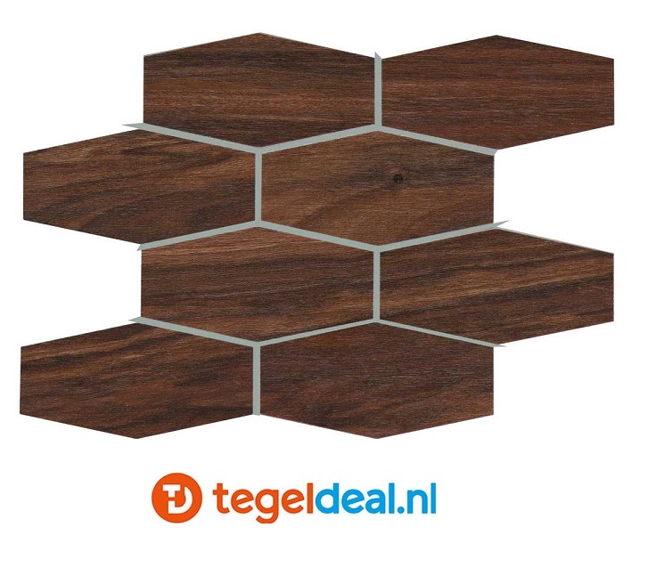 Marazzi Treverkchic, Noce Italiano, 20x120 cm MH2T