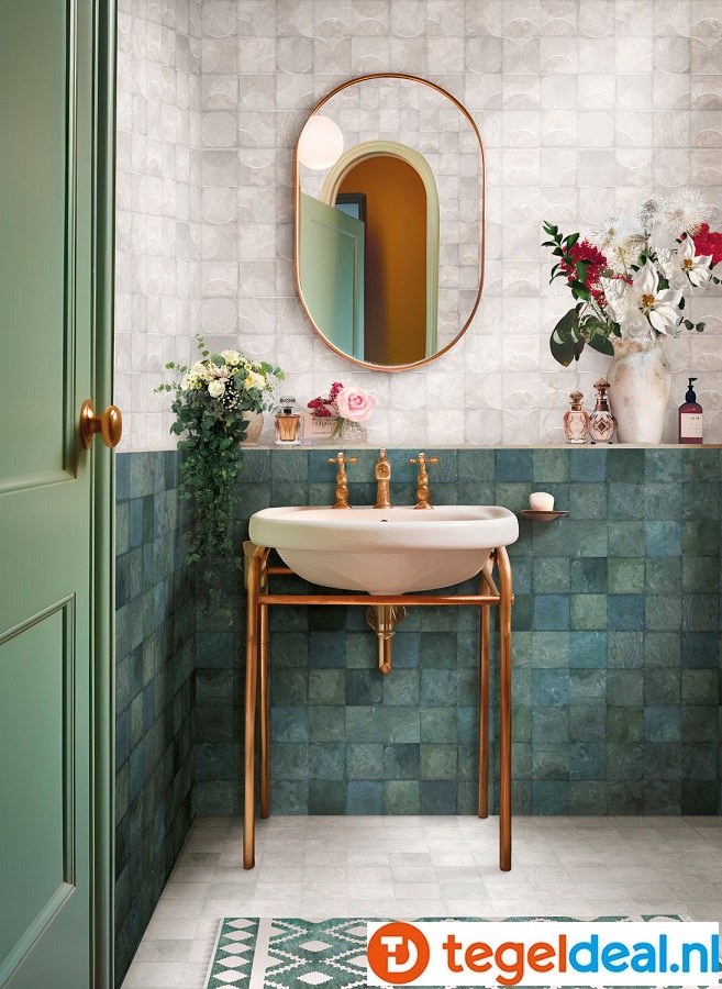 Nanda Tiles, Amantina, 10x10 cm, vloer- en wandtegels Nanda Tiles, Amantina, 10x10 cm, vloer- en wandtegels