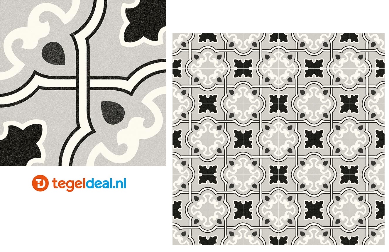 Vives Alameda, 20x20 cm, patroontegels Vives Alameda, 20x20 cm, patroontegels
