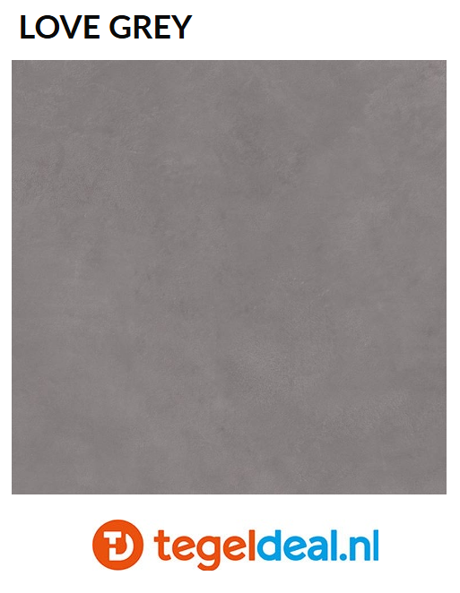 Supergres Colovers, Love GREY, 120x120 cm 