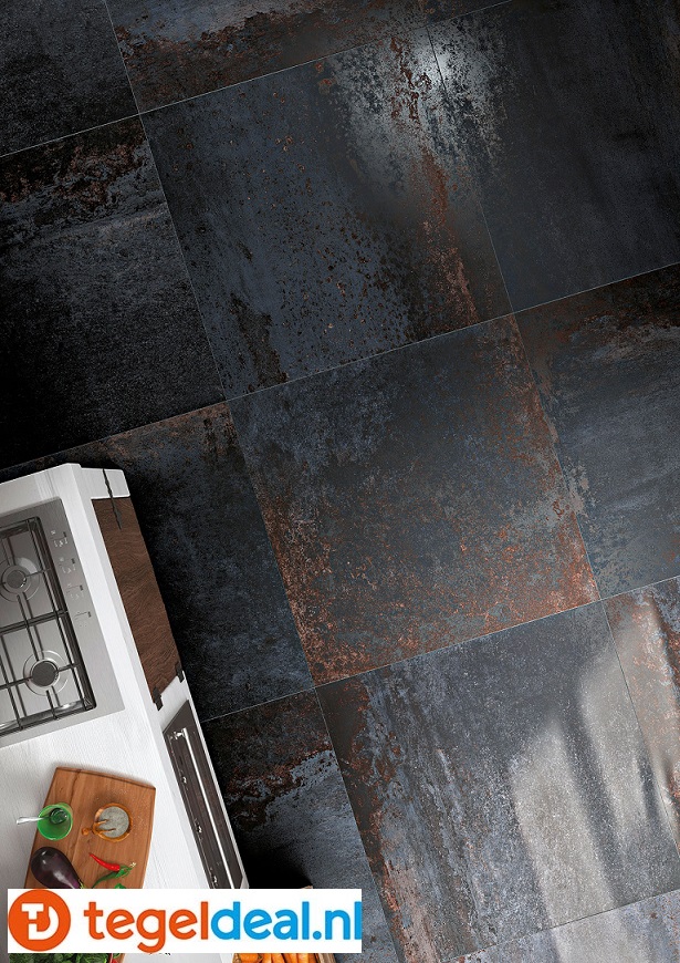 Serenissima Costruire Metallo Nero, 50x100 cm