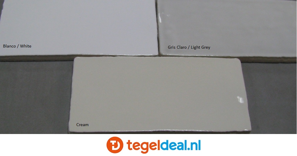 Equipe, Masia BLANCO, 7,5x15 cm, handvorm wandtegels OP VOORRAAD