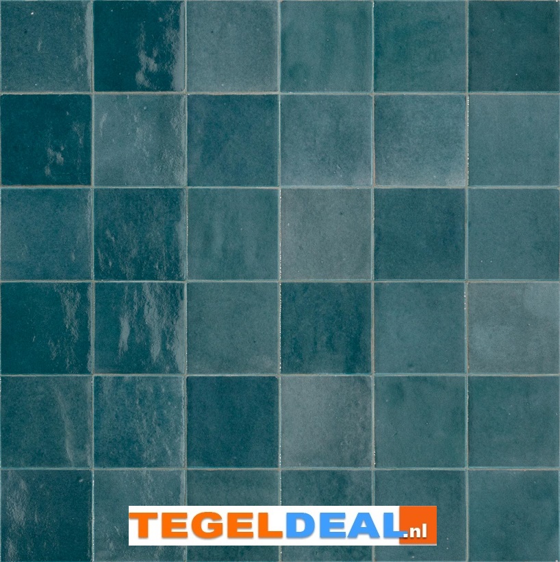 WDT Marazzi, Zellige PETROLIO, M5P6, 10x10 cm 