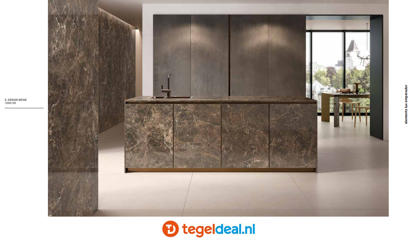 KEOPE Elements Lux, EMPERADOR Natural, 60x120 cm
