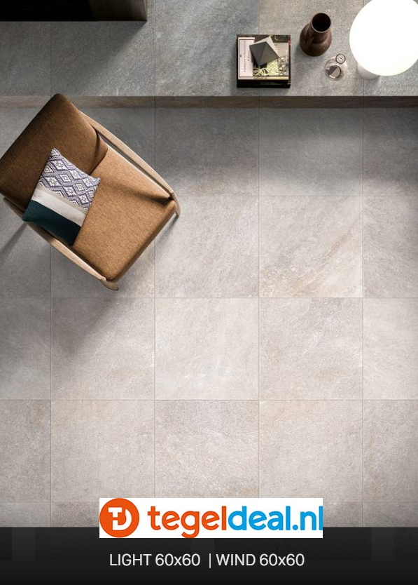 VLT Supergres Stoorm Light, 30 x 60 cm, Naturale