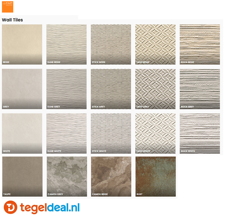 FAP, Sheer, vloer- en wandtegels 