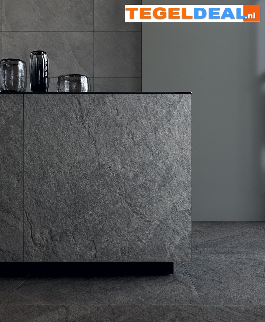 VLT Castelvetro, Slate Stones, leisteen-look tegels in 3 kleuren VLT Castelvetro, Slate Stones, leisteen-look tegels in 3 kleuren